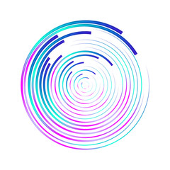 Abstract background with colorful circles in minimalistic style. Minimal concept for brochure design, flyer, print, presentation etc.