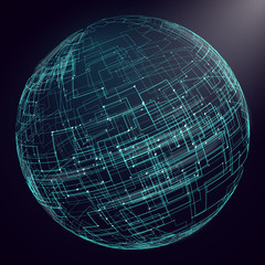 abstract vector design element