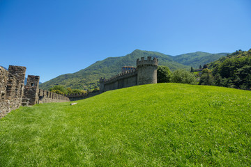 Montebello castle, Bellinzona, Switzerland