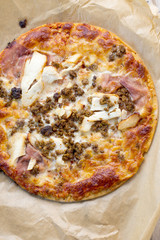 Protein meaty stone baked gluten free pizza 