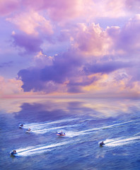 The trip across the ocean