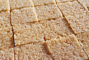 Brown sugar background.