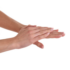 women's hands isolated
