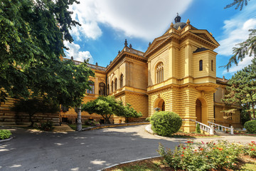 Fototapeta na wymiar Patriarchy Court in the city Sremski Karlovci near Novi Sad in Vojvodina, Serbia.