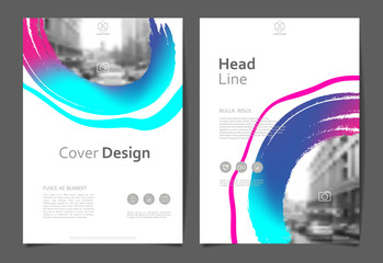 Set of infographic elements for presentation templates. Corporate Business Card. Modern brochure, layout. Flyer design.