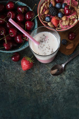 Healthy Smoothie with fresh berries
