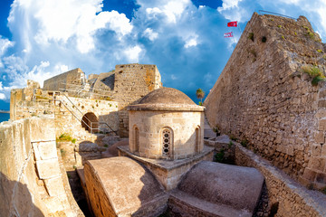 12th-century Byzantine Chapel of St George at Kyrenia castle. Cyprus