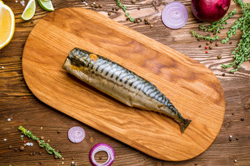 smoked mackerel on board
