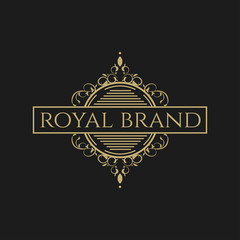 Logo Luxury with vintage Color