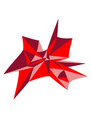 klecks stachelig form muster dreiecke design origami cool papier