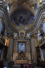 Fototapeta na wymiar la chiesa nueva à Rome
