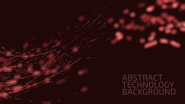Abstract digital lines
