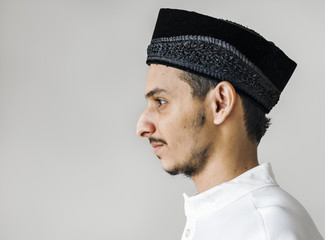 Portrait of a Muslim man