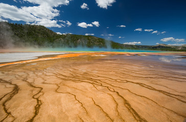 Grand Prismatic Spring, Midway Geyser Basin, Yellowstone National Park