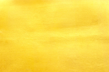 Shiny yellow leaf gold foil texture