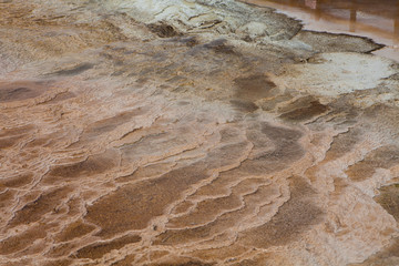 Mammoth Hot Springs. Yellowstone National Park
