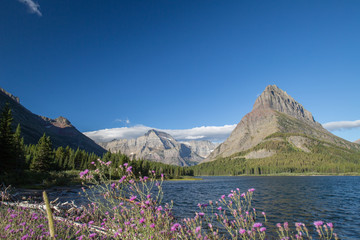 Swiftcurrent Lake in Glacier National Park, Montana