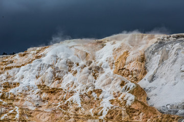 Mammoth Hot Springs. Yellowstone National Park