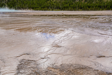 West Thumb Geyser Basin in Yellowstone National Park