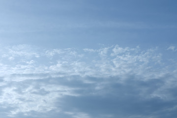 Blue sky background