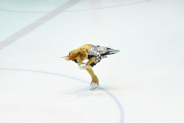 Girl ice skating Girl ice skating