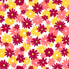 シームレスな花柄