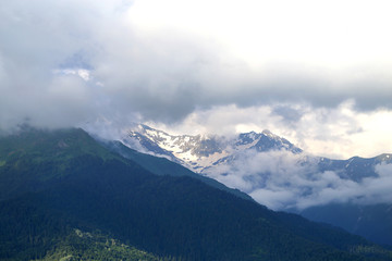 Photo of beautiful mountains