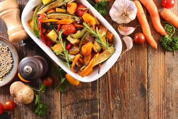 baked roast vegetable