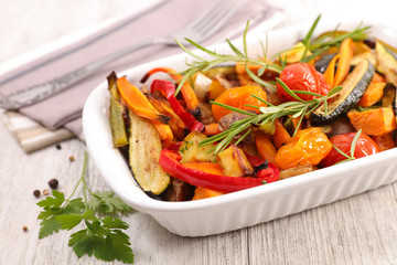 roasted vegetable and rosemary