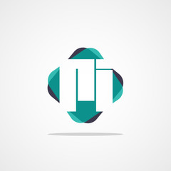 Initial Letter RI Logo Template Design