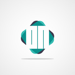 Initial Letter ON Logo Template Design