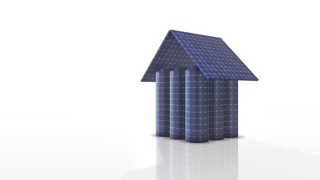 Battery storage for solar power a source of green electricity photovoltaic batte