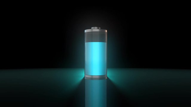 Battery power electrical energy supply of rechargeable green energy