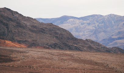 Mountain lanscape in Death Valley