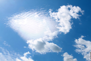 Photo background bright white big clouds