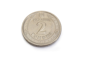 New coin two Ukrainian hryvnia of the year 2018