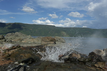 Obraz premium hot springs