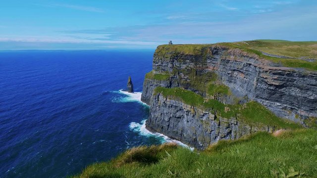 Cliffs of Moher - very popular landmark on the Irish west coast