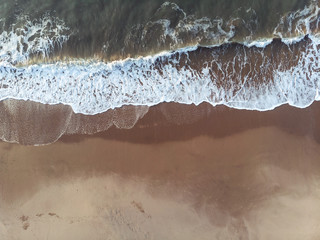 Obraz na płótnie Canvas Aerial Photo of Bournemouth Beach 