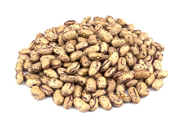 Haricot beans isolated on white background