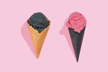 Creative layout - ice cream cones