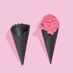 Creative layout - ice cream cones