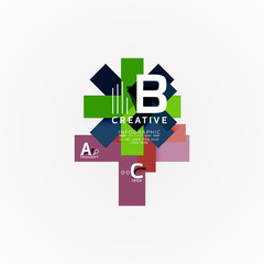 Paper option steps diagram infographic layout