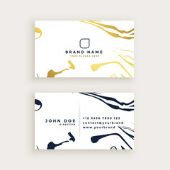 minimal style business card design