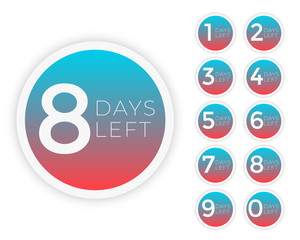 days left to go badge symbol