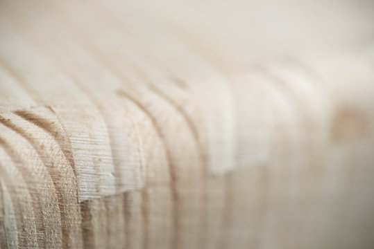 detail of wooden box
