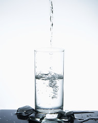 glass of water splash