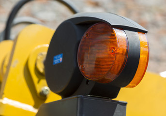 Clearance light of road machinery