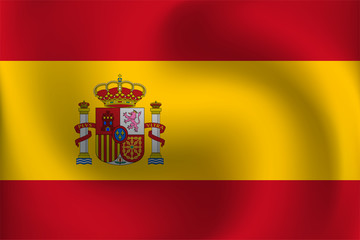Flag of Spain - Vector Illustration