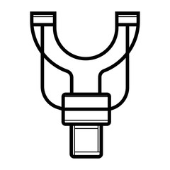 slingshot vector icon